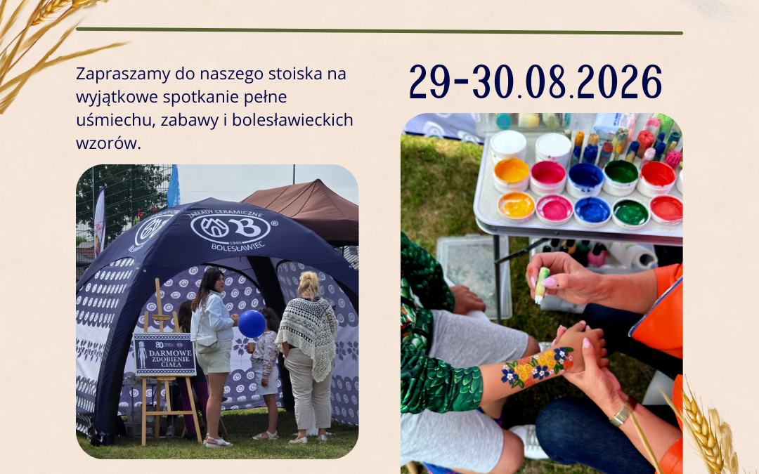 Zakłady Ceramiczne „BOLESŁAWIEC” na&nbsp;Dożynkach w&nbsp;Ocicach