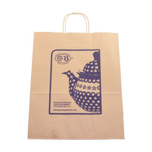 17.12.73-0-00890<br />Torba papierowa duża<br />- H 32,0cm - W 39,0 x 16,0cm